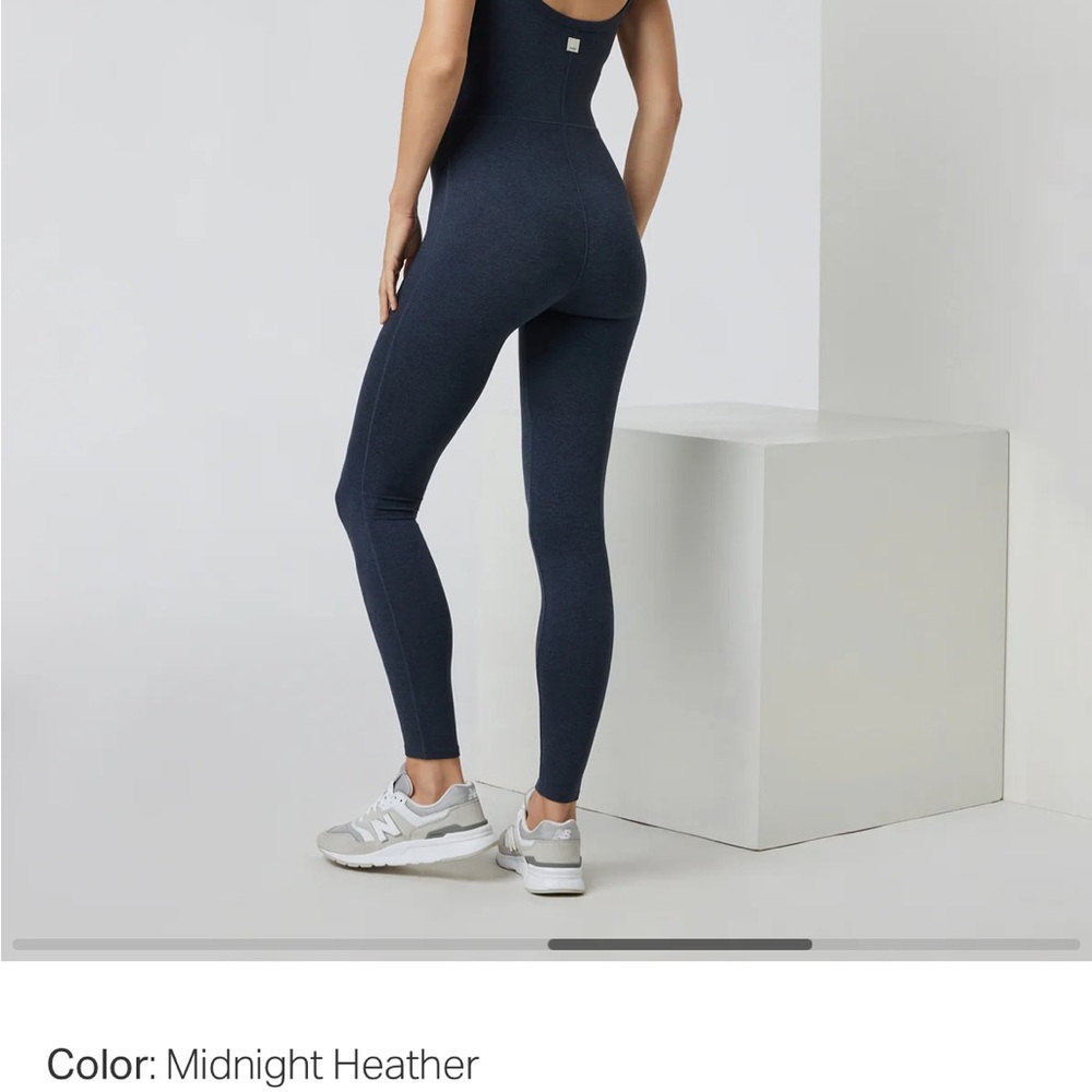 Vuori Halo Essential Midnight Heather Jumpsuit - Picture 3 of 7